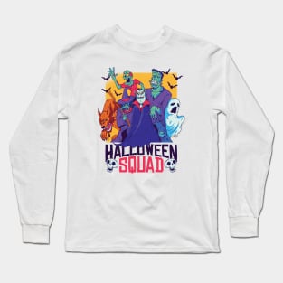 Halloween Monster Squad // Zombie, Witch, Vampire, Ghost, Werewolf, Frankenstein Long Sleeve T-Shirt